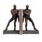 9.75" Modern Polystone Leaning Men Bookends, 2ct.
